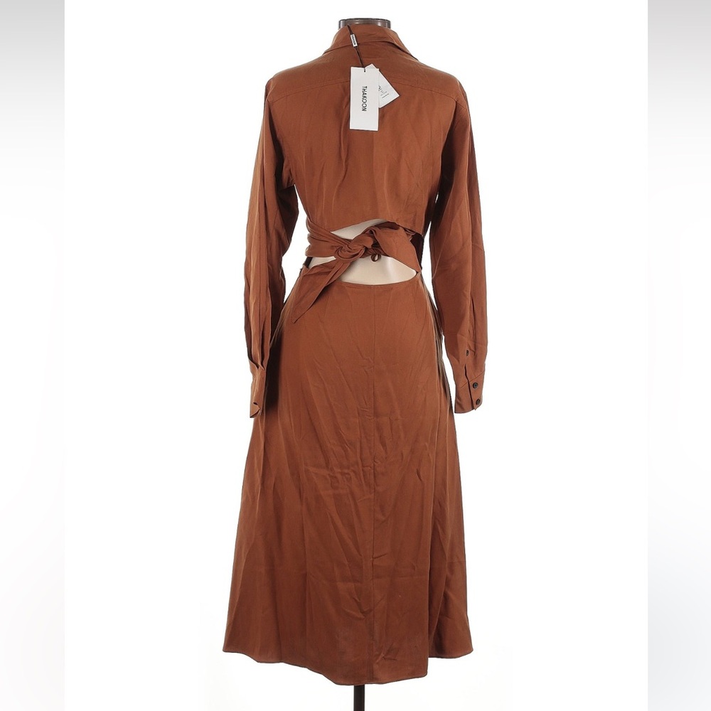 Thakoon Open-Back Wrap Dress